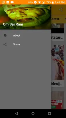 Sai Baba Status Lover android App screenshot 0